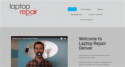 Desktop Screenshot of laptoprepairdenver.com